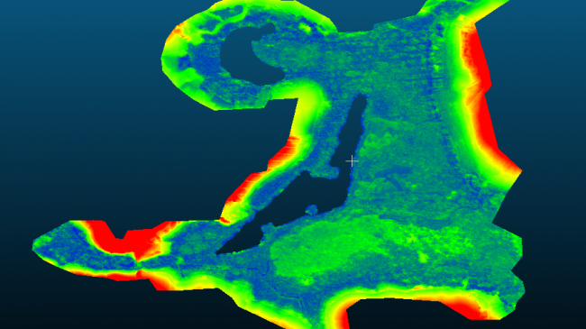 Relevé Lidar par drone