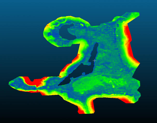 Relevé Lidar par drone