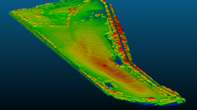 inspection lidar par drone