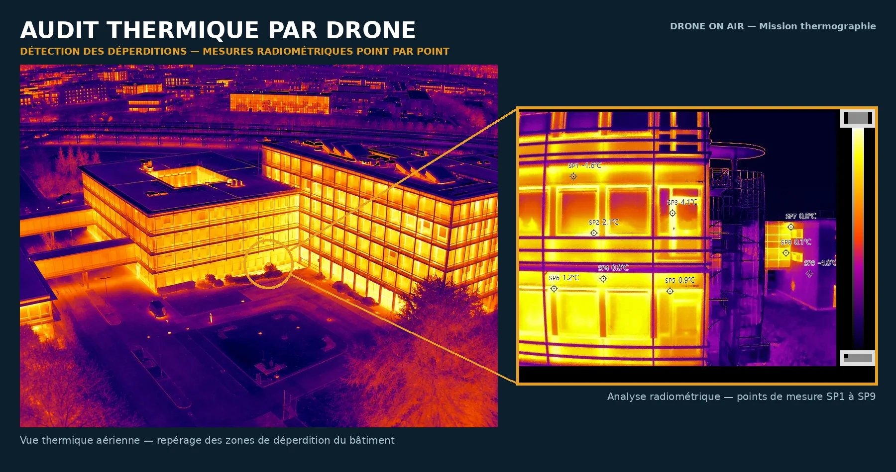 Formation thermographie drone Paris audit thermique
